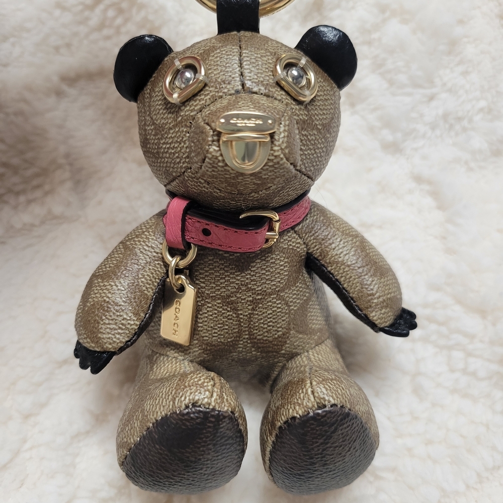 Coach Collectible Bag Charm In Signature Canvas - Picture 2 of 8